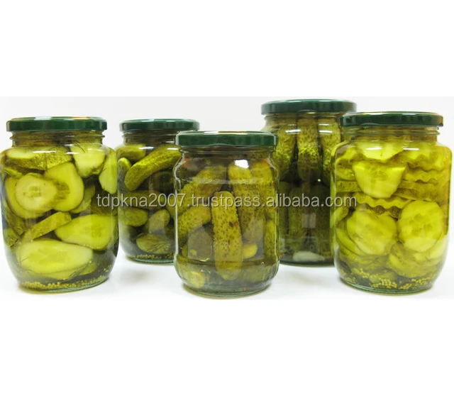 best quality pickled cucumber slices in various packing size