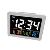 Colour Screen Lcd Digital Clocks With Temperature Date Week Time Display Alarm Clock Fit Desk Decor