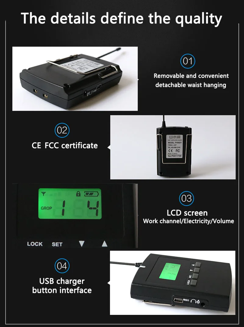 Wireless Tour Audio Guide System for Guiding Meeting Translation Teaching - ANKUX Tech Co., Ltd