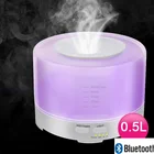 2019 Alibaba TA Gold Supplier New Bluetooth ultrasonic aromatherapy 500ml with BT speaker essential oil aroma diffuser