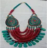 Wholesale Fashion African Beads jewellery buffalo horn necklace horn bone necklace Retro Cylindrical Unisex Jewelry