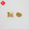 Factory Price by 30 years experience Manufacturer, Oblong Round Triangular 4-Leg gold plated on contact side snap dome switch