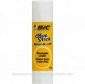 washable, water base bic glue stick