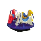 New design kids playground merry go round horse outdoor turntable equipment