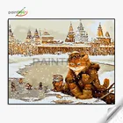 GX3719 cat design oil painting by numbers art kit
