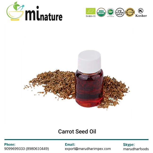 100% pure carrot seed essential oil at wholesale prices