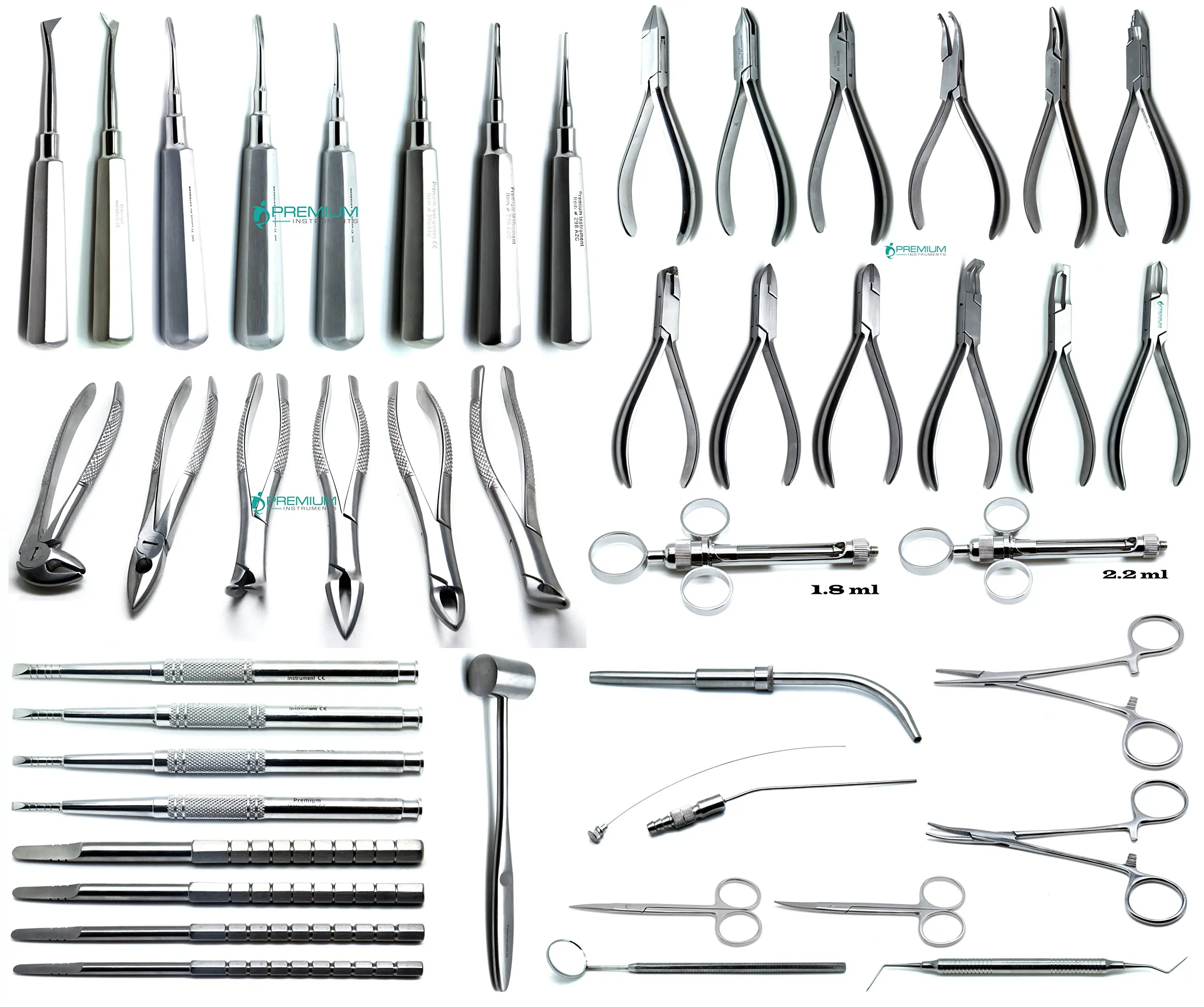 Набор хирургических инструментов для абдоминальной хирургии