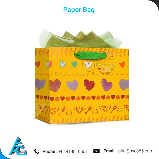 christmas party gift paper packaging bag