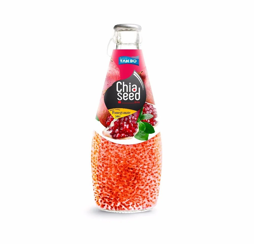 iso/haccp/fda/gmp/halal/basil seed drink/chia seed drink with