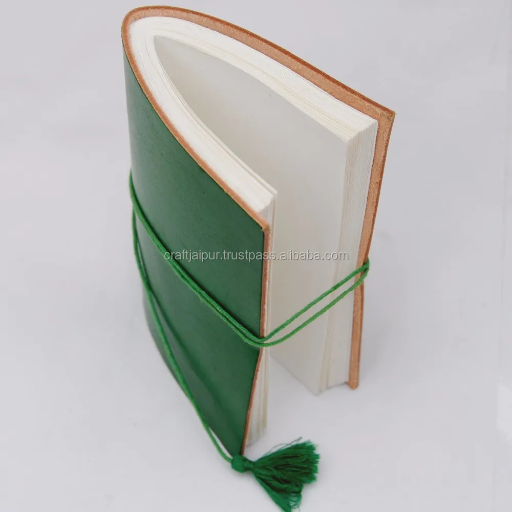 handmade leather journal classic look plain sketchbook blank