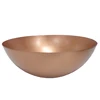 Copper Plating Iron Large Metal Luxury Salad Bowls