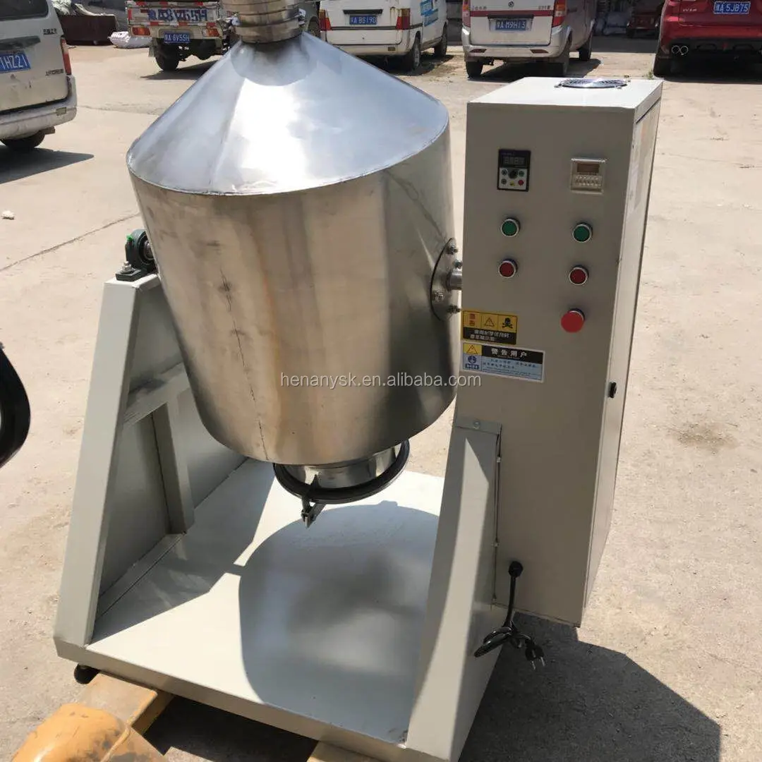 50kg/Time Durable Rotating Drum Dry Powder Mixer Machine Chemicals Mixing Machine