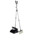 Home Broom Easy Cleaning Kitchen Folding Windproof Broom and Dustpan Set with Lid