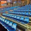 8 row outdoor metal bleacher, spectator grandstand seating