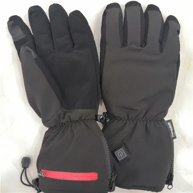 mens heated ski gloves