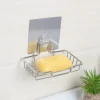 Soap Dish Stainless Steel Dish Soap Container No Nail Wall Mount Shower Soap Holder