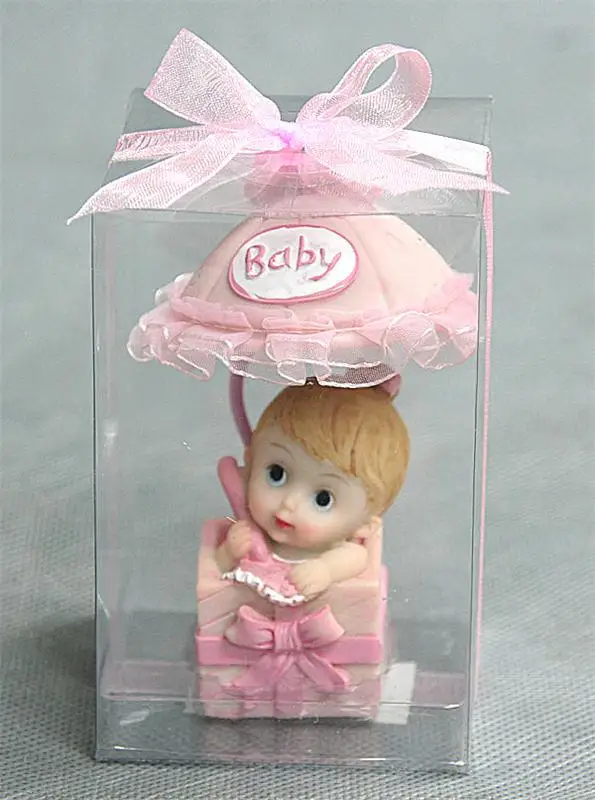 china resin material baby candle products for baby shower gift