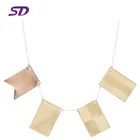 100% Hot Sale Customized Polyester Blank Felt silk Screen Printing Pennants