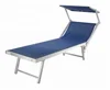 Modern Outdoor Sun Beach Bed, Sun lounger with Shade
