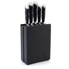 Creative Style ABS Satin German 1.4116 steel knife kitchen knife sets with knife block double bolster