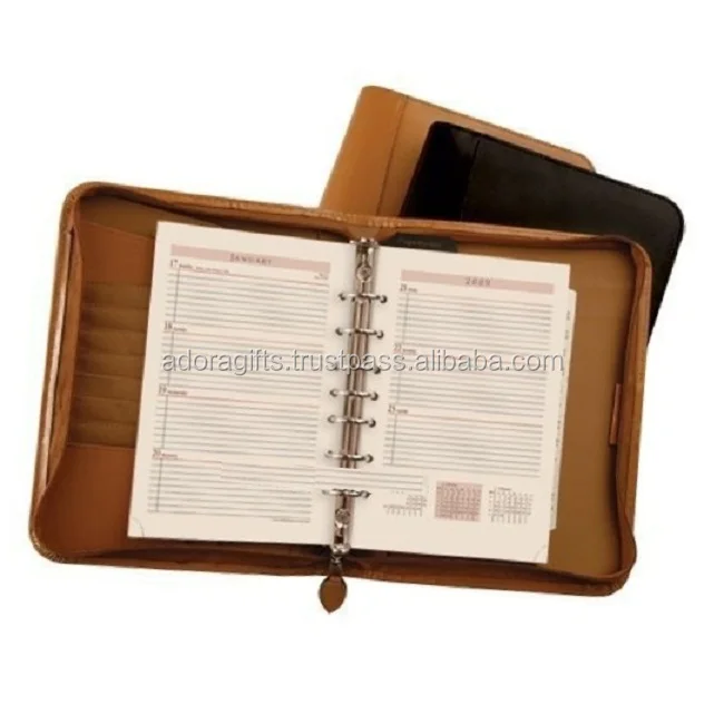 diaries custom 6 or 3 ring filler notebook planner organizer