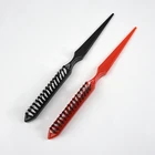 Plastic magic rat tail handle nylon bristle tease Comb