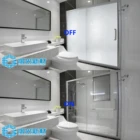 Electrical Privacy Dimming Glass PDLC Smart Glass for Bathroom Partition