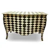 Indonesia Furniture - French Bombay Buffet Cabinet Furniture with Diagonal Motif Color
