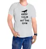 [Custom Designed] Gym Quotes - Hit The Gym - Men's Grey T-shirt