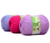 Free Samples Various Colors Knitted Cashmere Yarn Silk Milk Cotton Wool Yarn