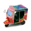 Pakistani Handcrafted and hand-painted truck art metallic Auto