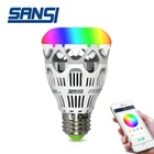 Alexa and Google Home Assistant E26 E27 RGBW Dimmable Wifi Smart Led Bulb Lamp