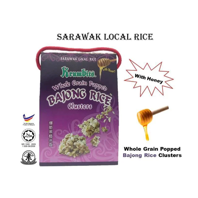 sarawak popped paddy bajong rice snack malaysia products