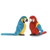 Realistic Green and red Plush Parrot Soft Toy Flappy bird Plush Toys