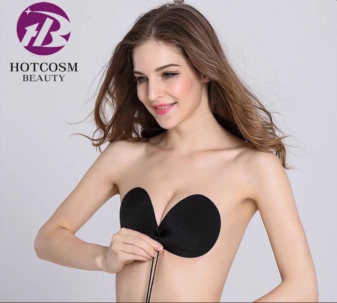 Wholesale Push Up Invisible Silicone Bra Nude Mature Silicone Breast