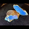 Blue raw amber stones / Indonesian amber
