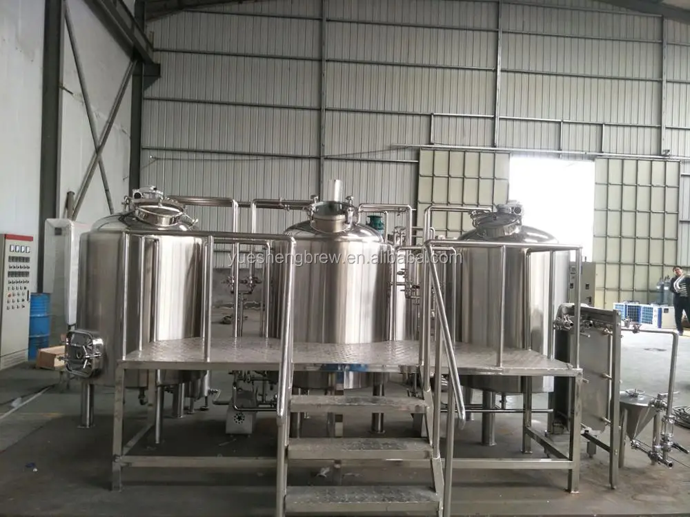 Sanitary Grade SS304 Turnkey Beer Brewing Plant 200l Brewhouse, Beer Brewing Equipment