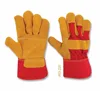 New style Working Gloves of Grain Cowhide Leather Durability Guantes safety leather working gloves 707 with palm