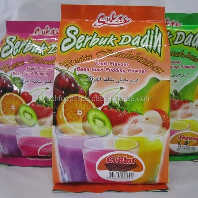 halal food pudding jelly powder in multi flavors