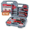Hispec 49 Piece Home DIY Tool Set Hand Tool Set Socket Wrench included most reached Hand Tools in a Storage Box Case