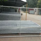 6x12 ft Construction Temporary Chain Link Fence Panels