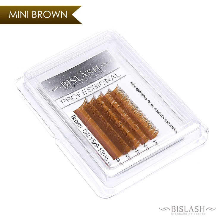 bislash/ mini lash color brown 5lines