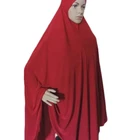 2019 New Style Large Size long Amira Fashionable Islamic Elegant Muslim Abaya Jilbab Hip Length Khimar plain