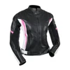PIB-425 Customized Womens Motorcycle Leather Jacket with CE Protection Latest Design