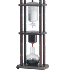 4 Wood Pillars Antique Brown Cold Brew Coffee Maker