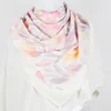 Indonesia Printed Scarf 100% Silk Chiffon Large Size for Fashion and Hijab