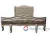 Best Seller 2018 King Size Bed with Carved French Style Bedroom Furniture