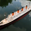 RMS TITANIC READY RC OCEAN LINER MODEL - WOODEN DECORATION