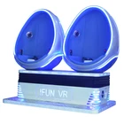 9D VR cinema chair double seat with 215 movies
