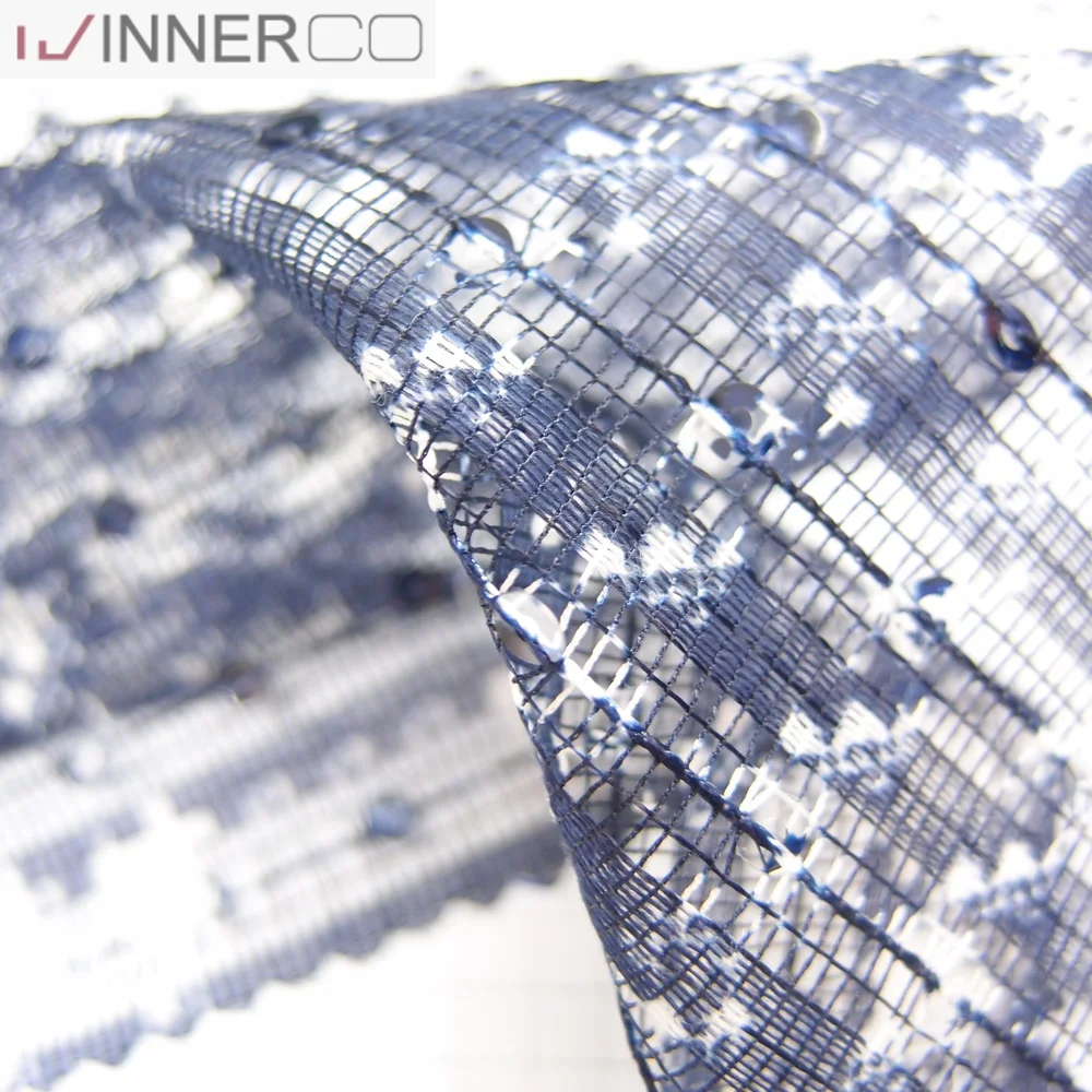 100% polyester fancy sequin women dress fabric